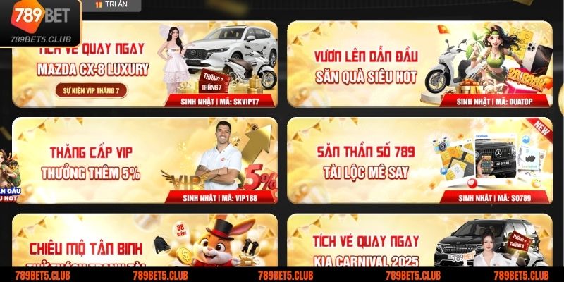 Chi tiết cách nhận khuyến mãi 789BET để nhận ưu đãi khủng