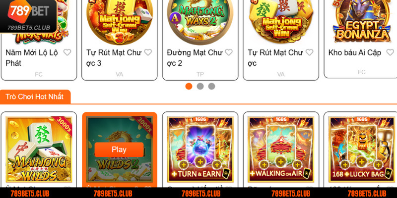 Điểm qua đa hình thức giải trí được ưa thích nhất ở 789BET