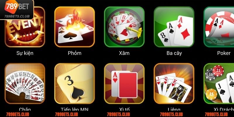Điểm qua đôi chút về sảnh game bài 789bet