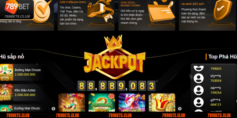 Một vài điểm nổi bật mà sân chơi mang lại cho các hội viên