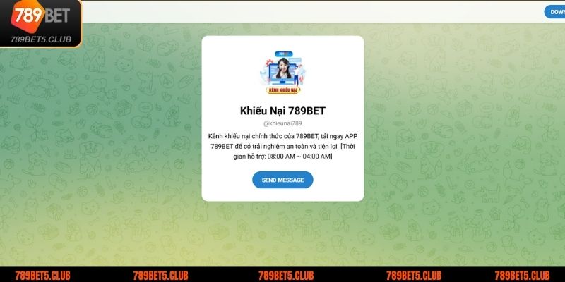 Tìm cách khiếu nại tại 789BET thông qua những kênh liên hệ